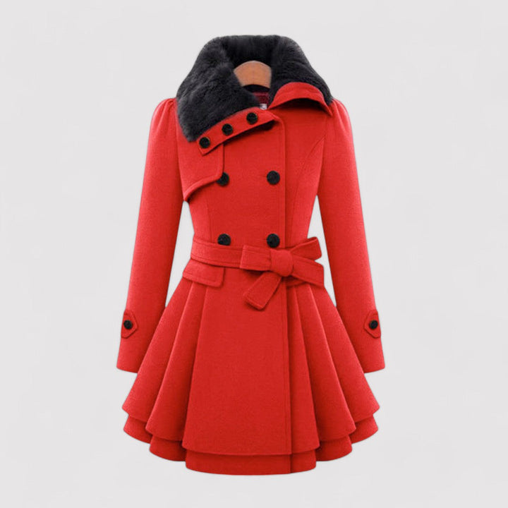 6*jaket*NuMode| Women's Wool Coat Jacket Double Breasted