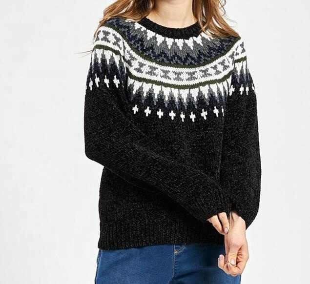 Cosy Snowflake Knit Sweater