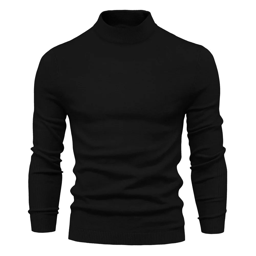 Slim-Fit Turtleneck Sweater For Men