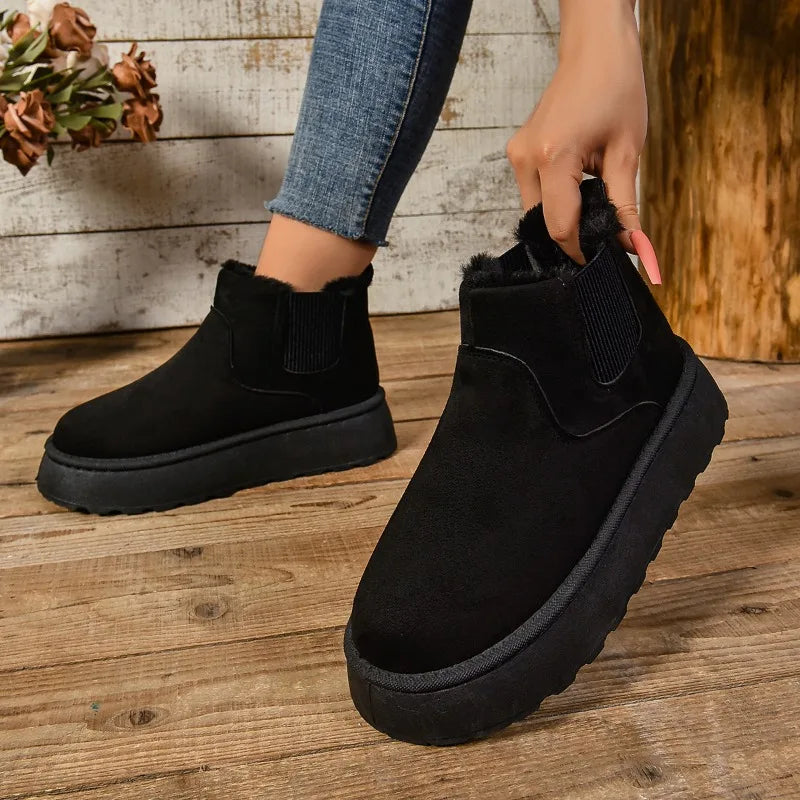  Winter Plush Snow Boots