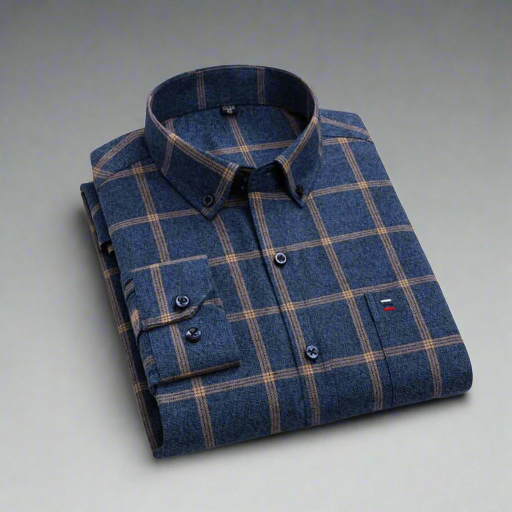 Men's Check Cotton Shirt