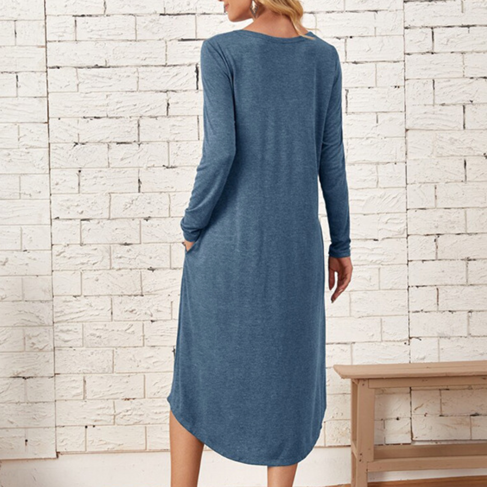 Stylish Knitted Midi Dress