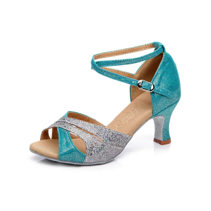 Glitter Peep Toe Party Sandals