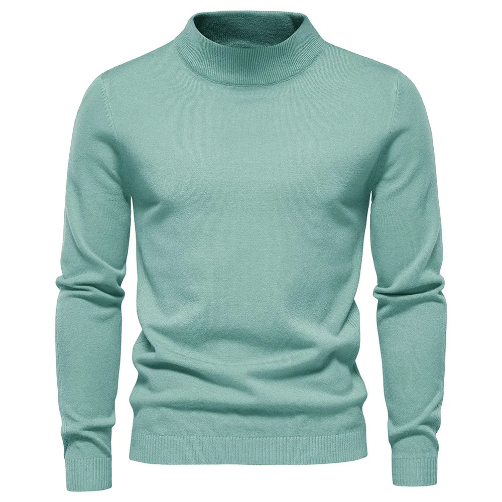 Slim-Fit Turtleneck Sweater For Men
