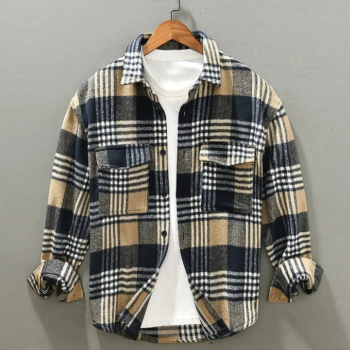 Men’s Classic Flannel Plaid Shirt