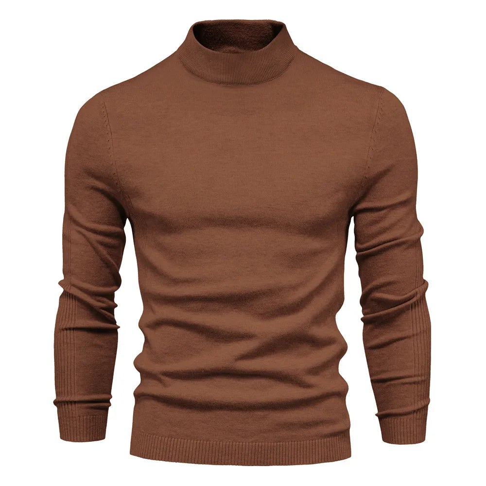 Slim-Fit Turtleneck Sweater For Men