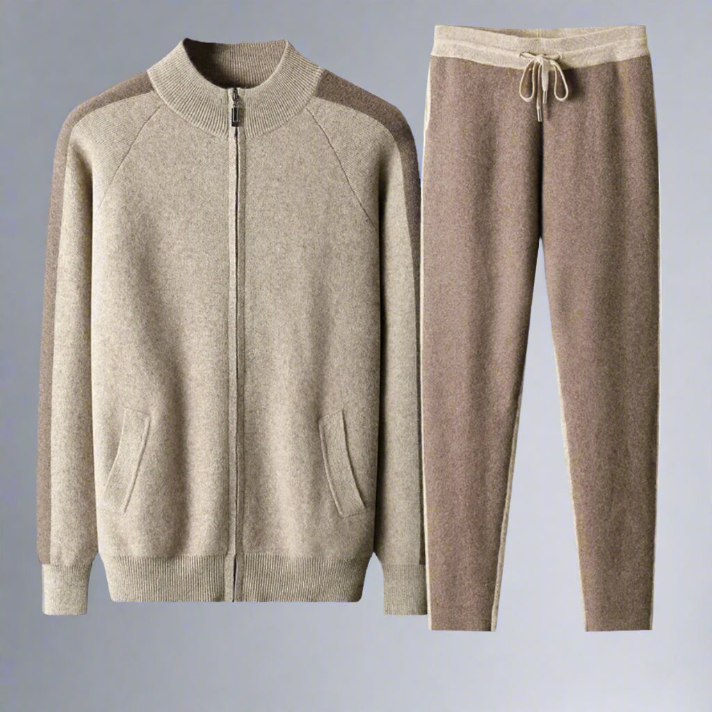 Cashmere Stand Collar Cardigan