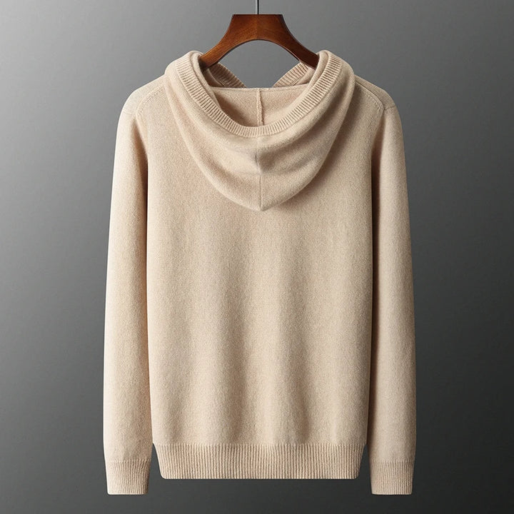 Men's Cashmere Knit Hoodie