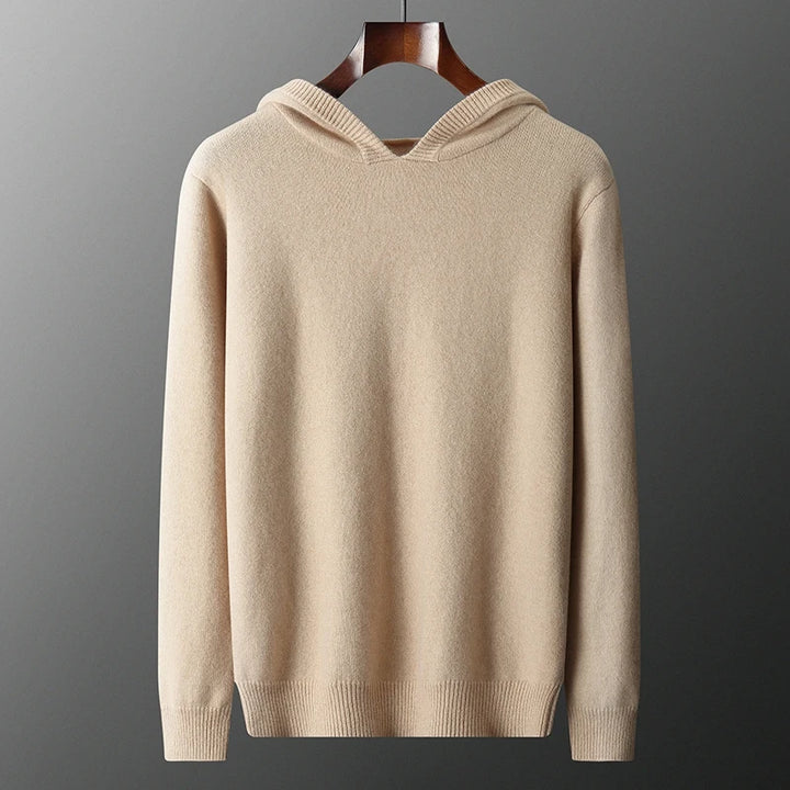 Men's Cashmere Knit Hoodie