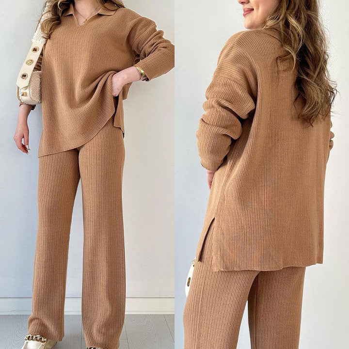Women's Two-Piece Knit Outfit