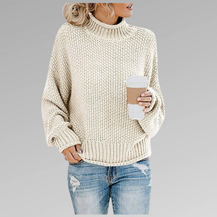 Chic Women Collared Knit Sweater