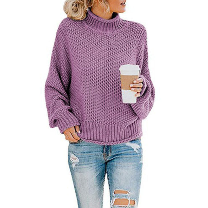 Chic Women Collared Knit Sweater