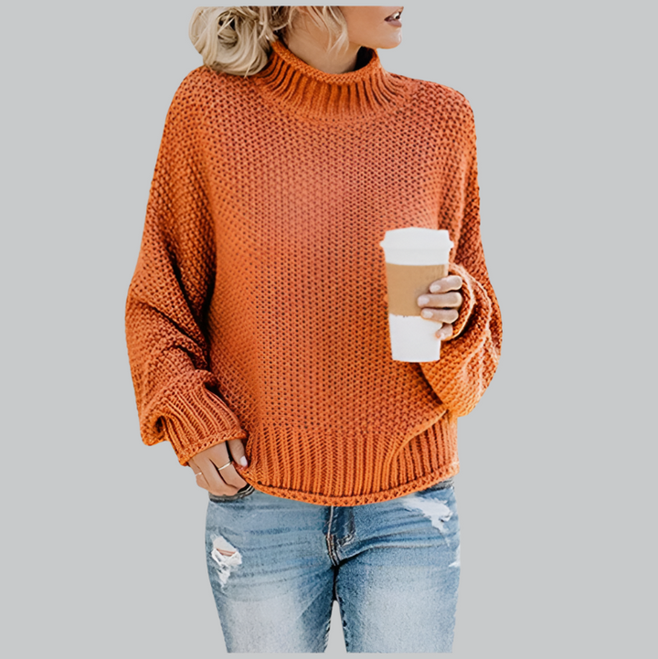 Chic Women Collared Knit Sweater