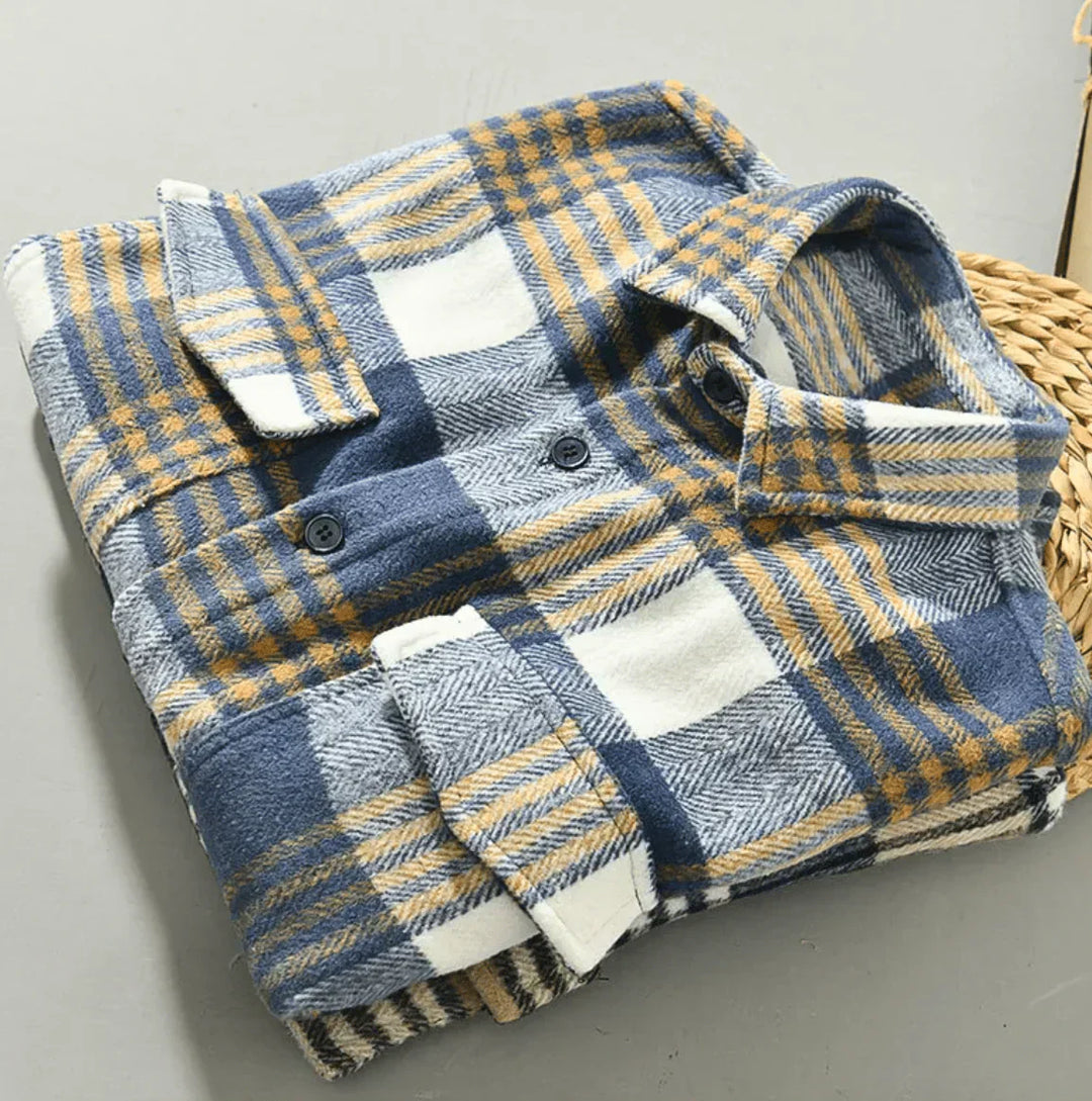 Men’s Classic Flannel Plaid Shirt