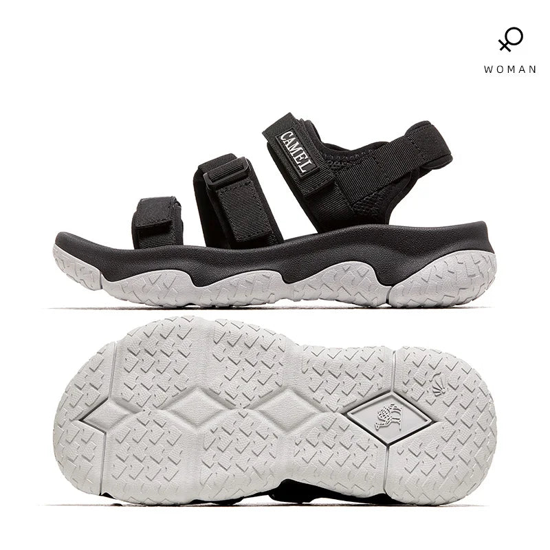 Comfortable adjustable fabric sandals