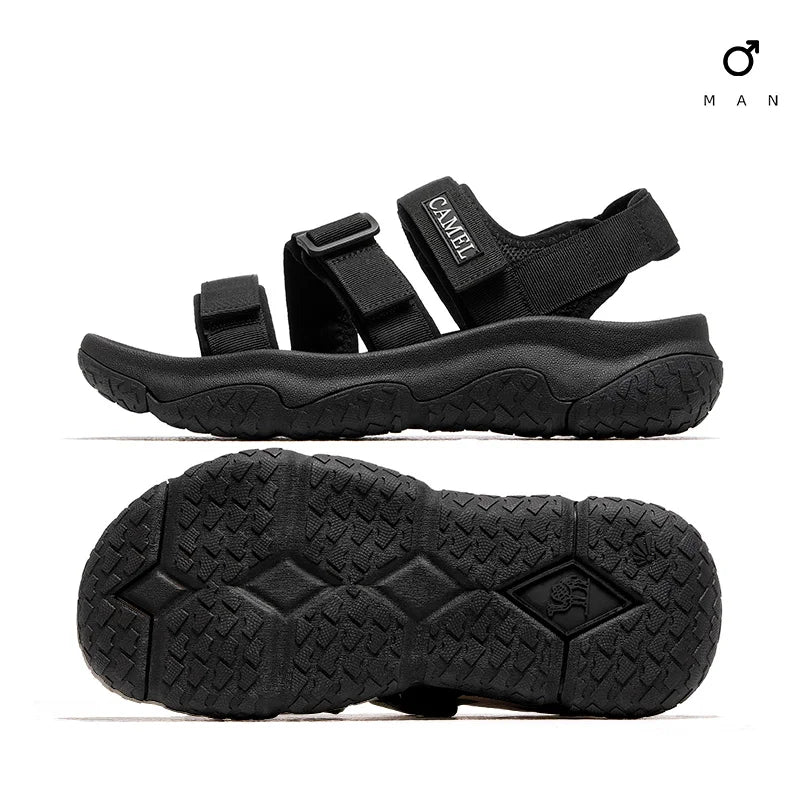 Comfortable adjustable fabric sandals