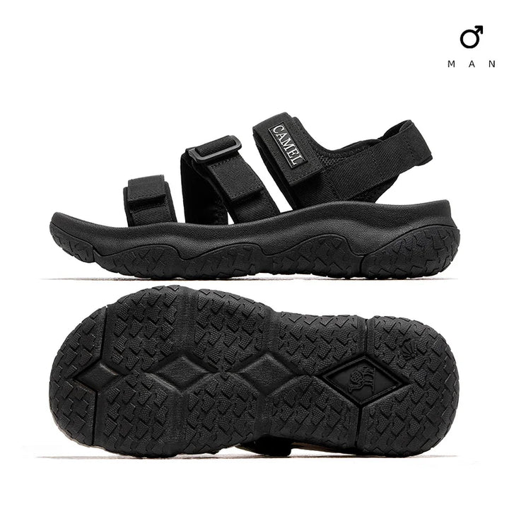Comfortable adjustable fabric sandals