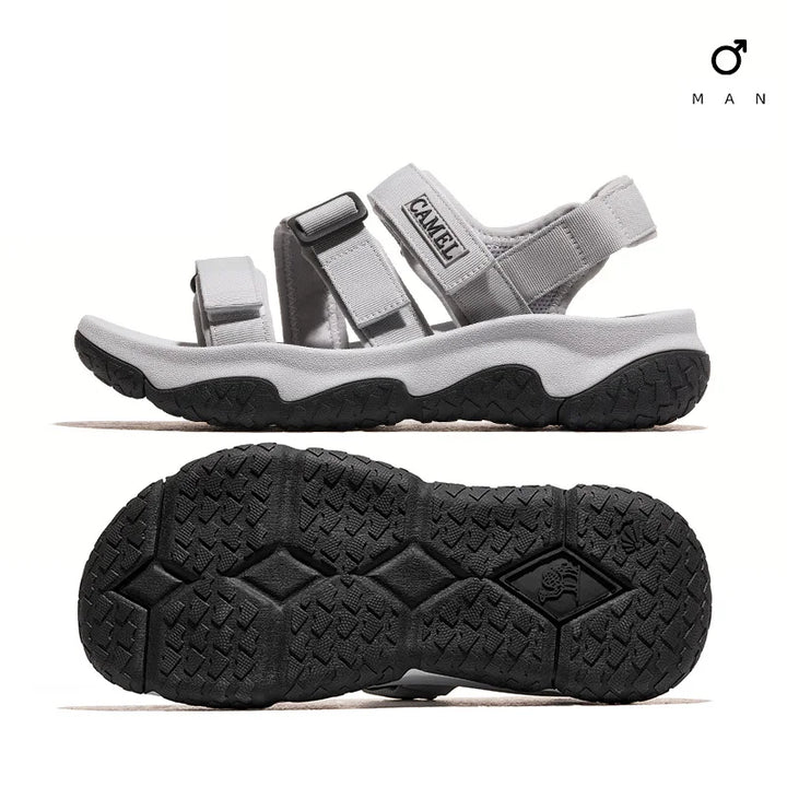 Comfortable adjustable fabric sandals