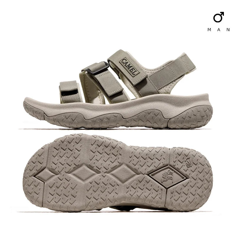 Comfortable adjustable fabric sandals