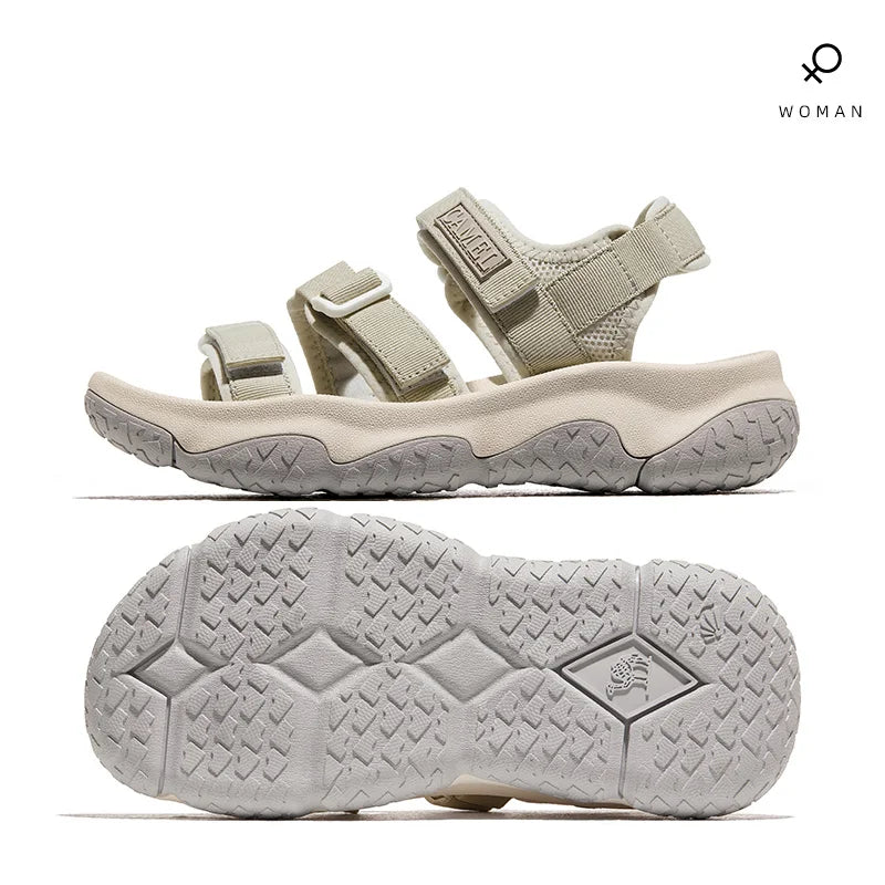 Comfortable adjustable fabric sandals
