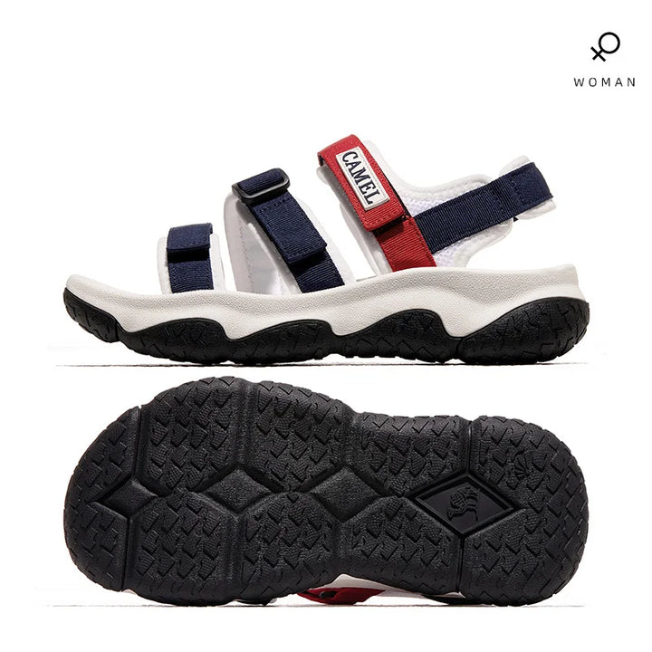 Comfortable adjustable fabric sandals