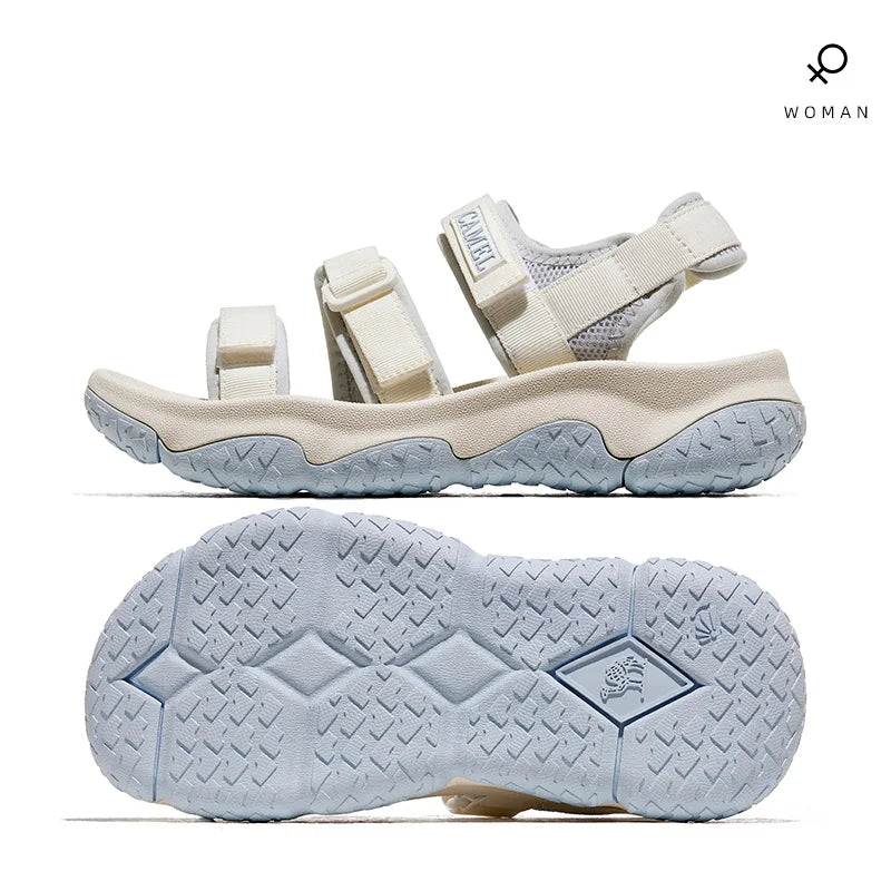 Comfortable adjustable fabric sandals