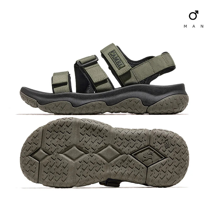 Comfortable adjustable fabric sandals