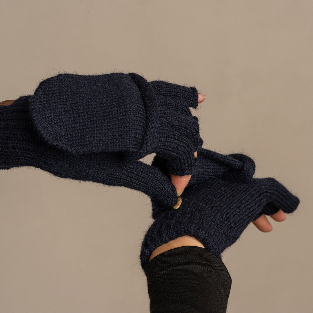 Convertible Merino Wool Gloves