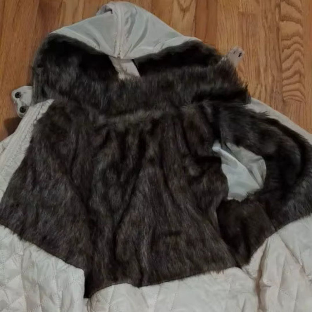 Faux Fur Lined Hooded Parka