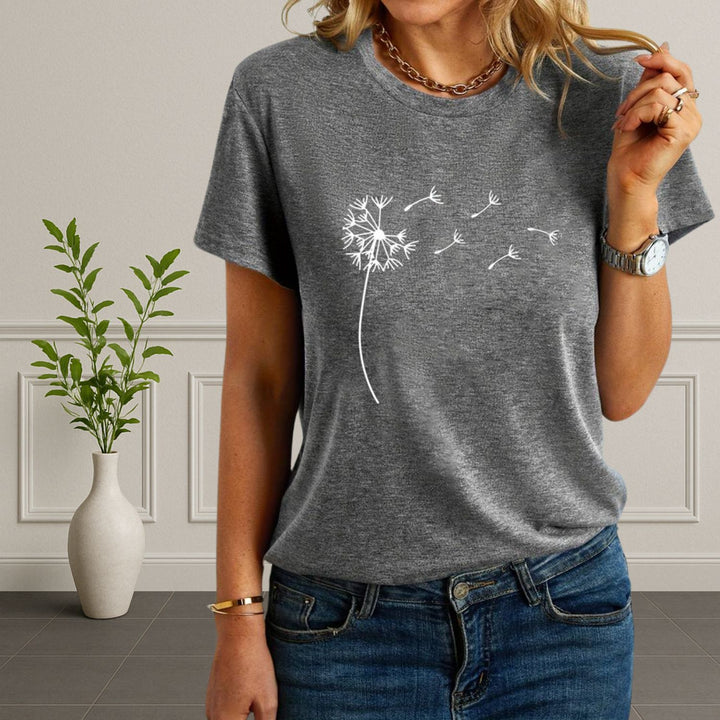 Women's Dandelion Print T-shirt
