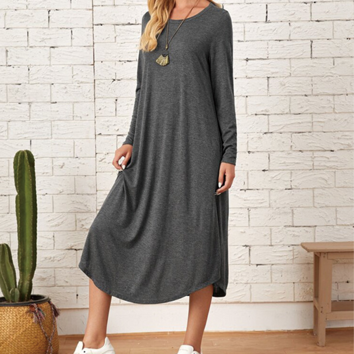 Stylish Knitted Midi Dress