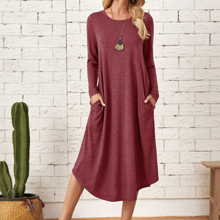 Stylish Knitted Midi Dress