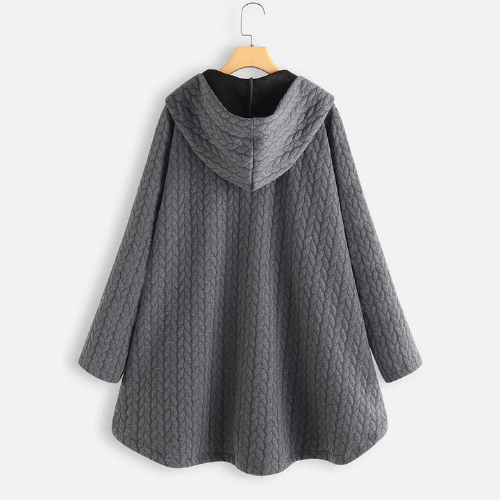 NuMode | Cascade Knit Coat – Hooded Women’s Long Winter