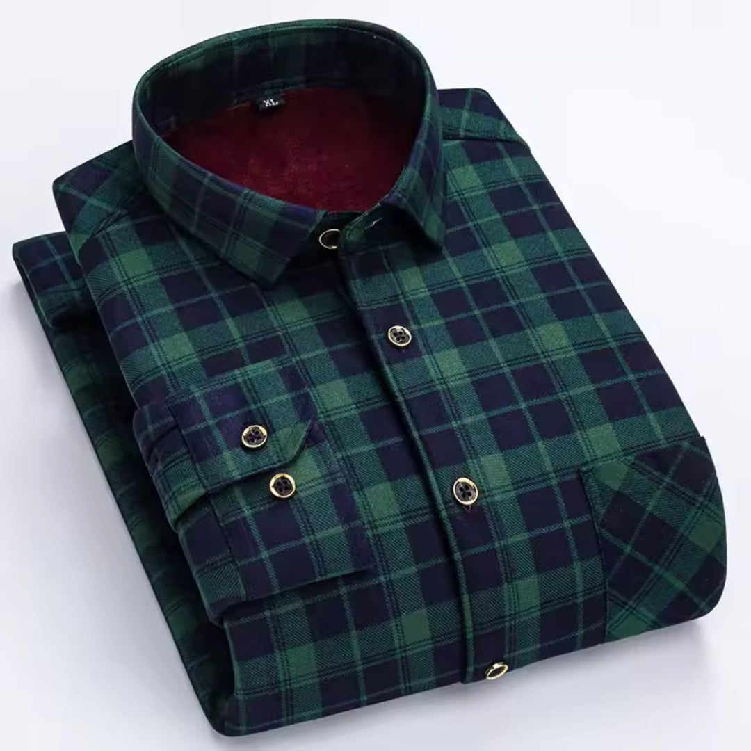 Men's Heritage Check Long Sleeve Plaid Shirt