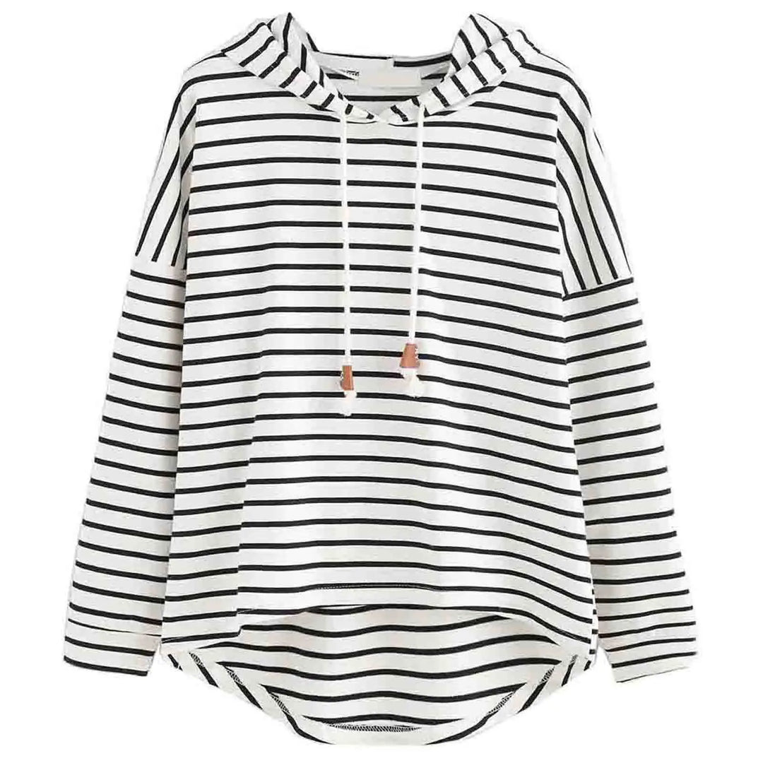 NuMode | Striped Women’s WoollenKnit Hoodie