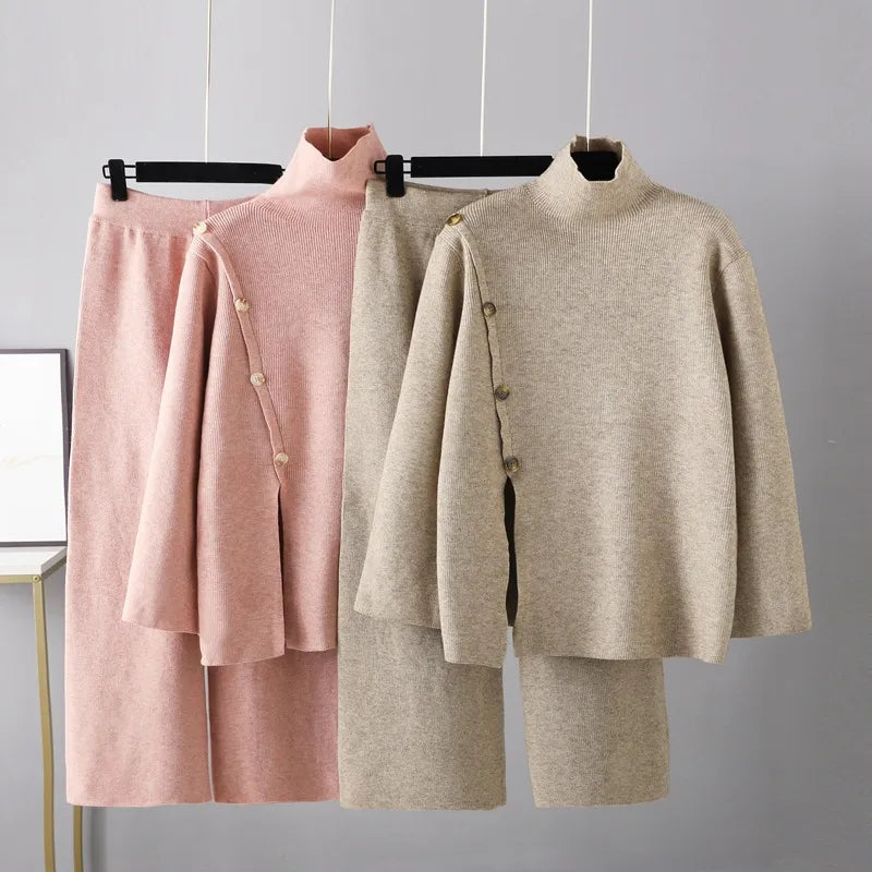 Chic Knitted 2-Piece Co-Ord Set