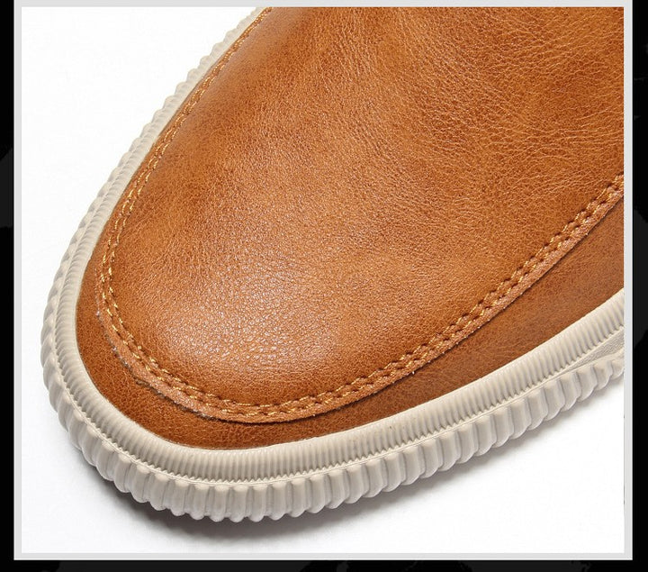  Men's Leather Shoes Breathable