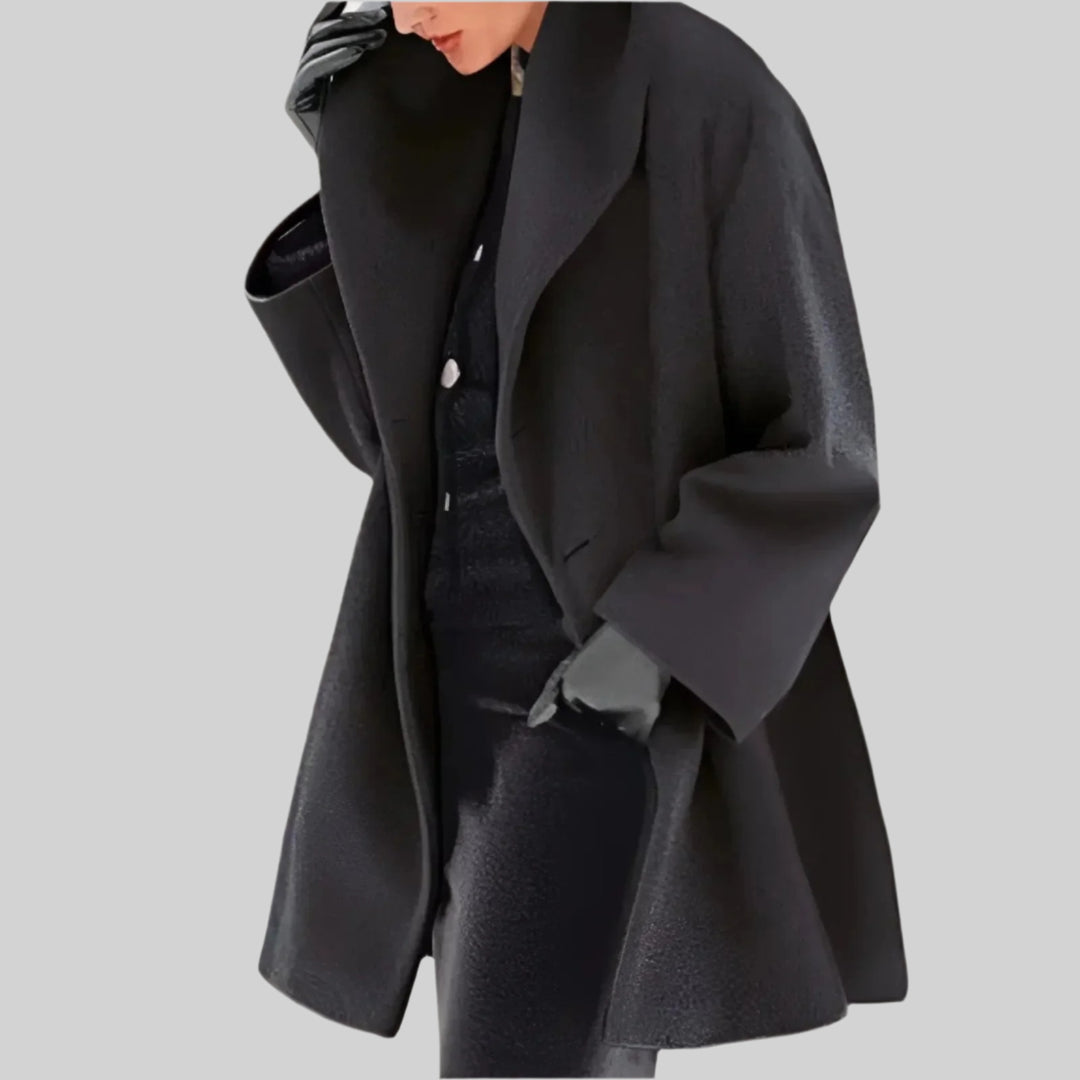 Long Coat With Button Closure