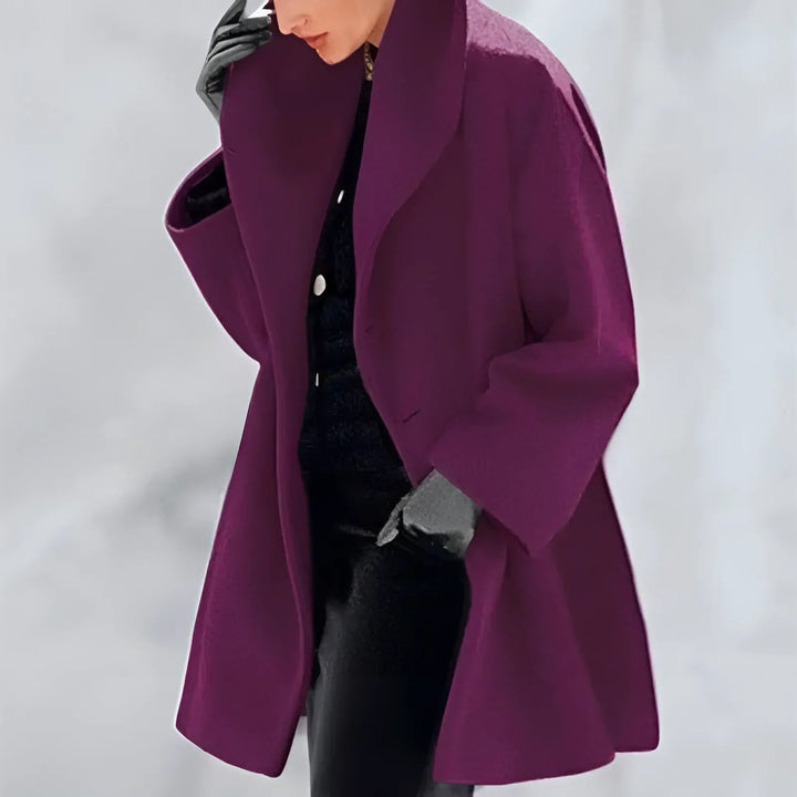 Long Coat With Button Closure