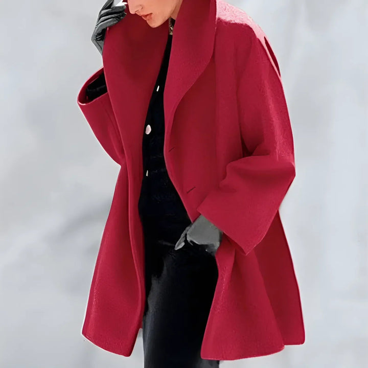 Long Coat With Button Closure