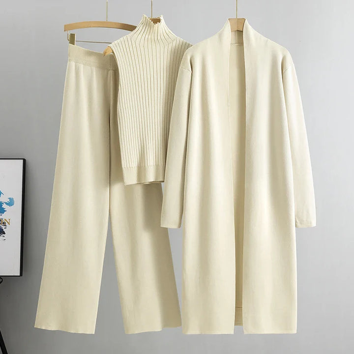 Luxurious 3-Piece Knitted Co-Ord Set