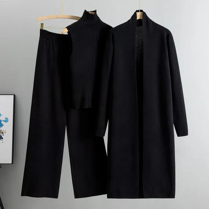 Luxurious 3-Piece Knitted Co-Ord Set