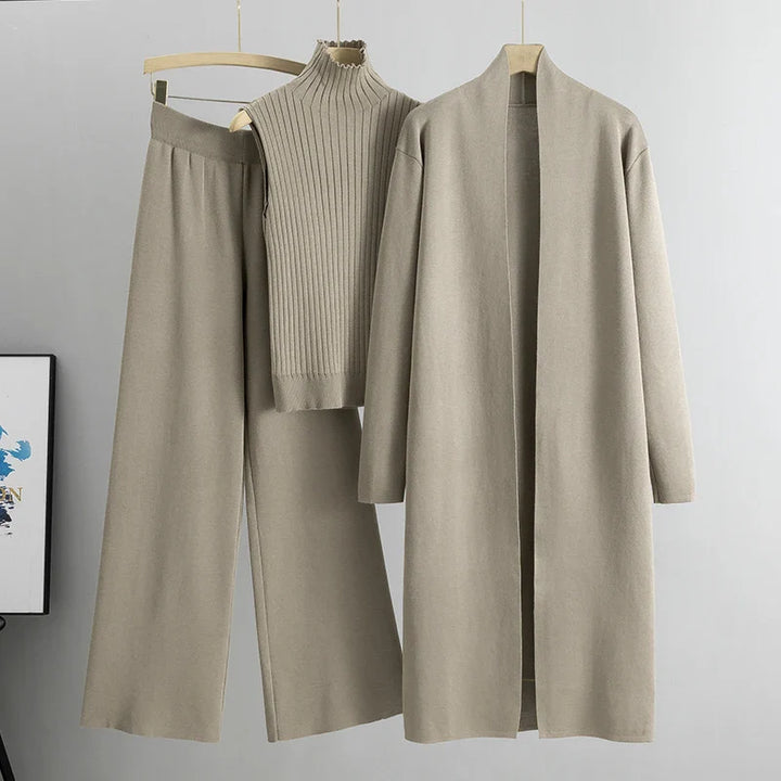 Luxurious 3-Piece Knitted Co-Ord Set