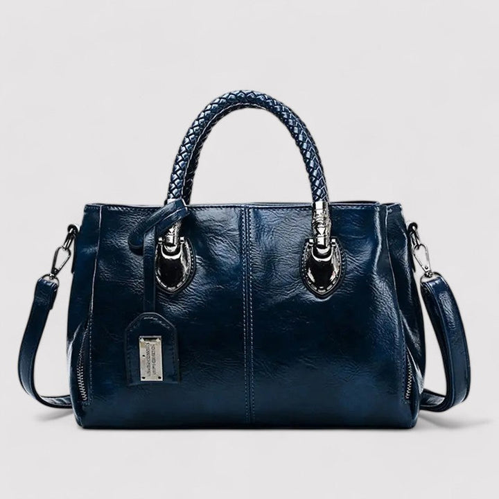 NuMode | Women's Signature Boston Waxed Leather Handbag