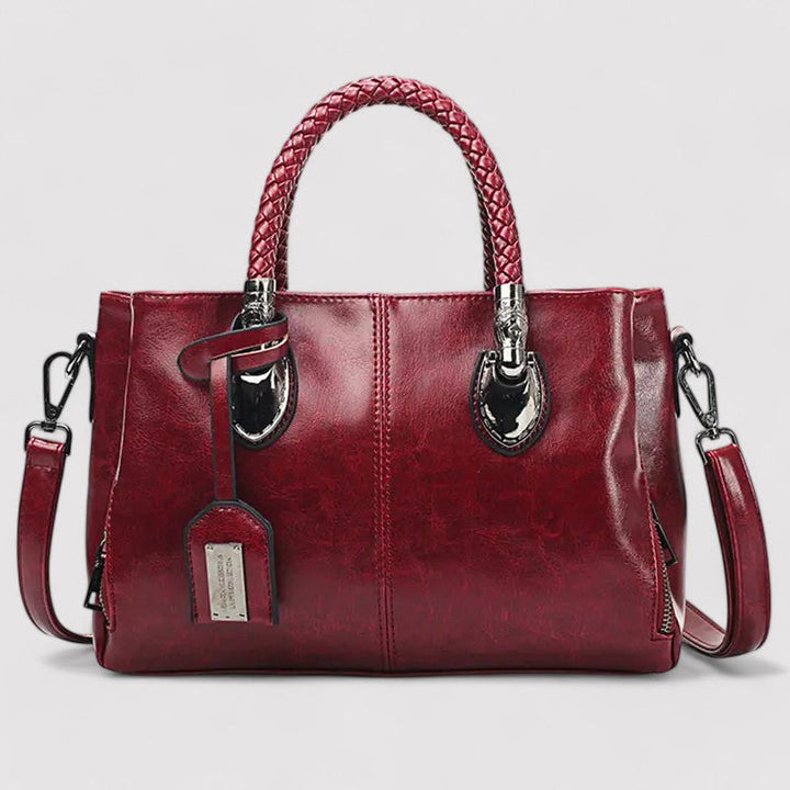 NuMode | Women's Signature Boston Waxed Leather Handbag