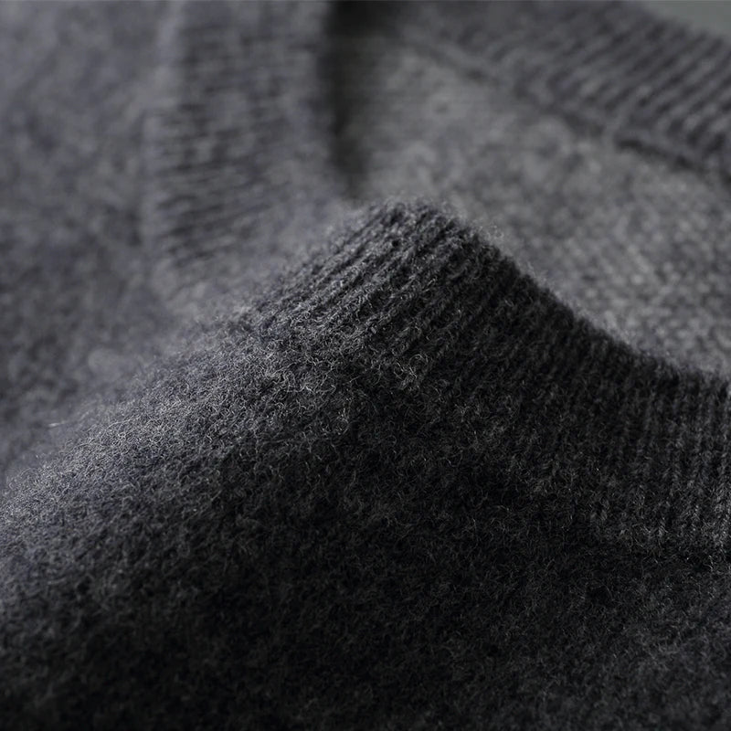 Close-up of dark gray textured fabric
