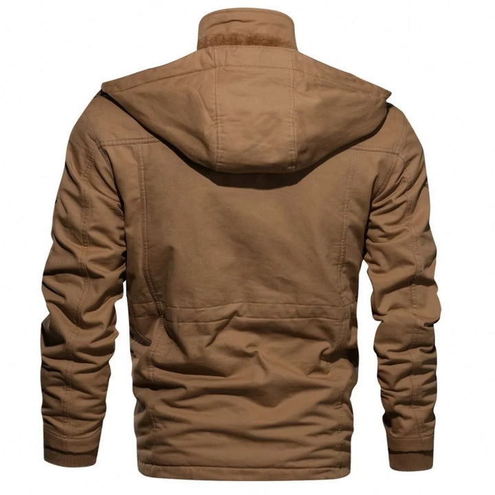Men's Jacket With Crochet Weaving