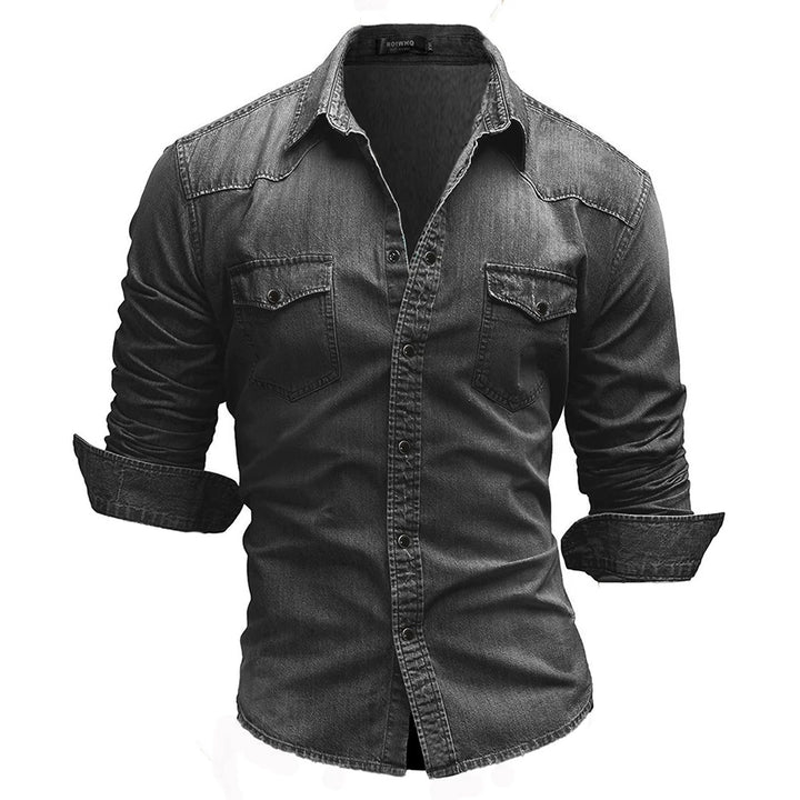 Men’s Long Sleeve Denim Shirt