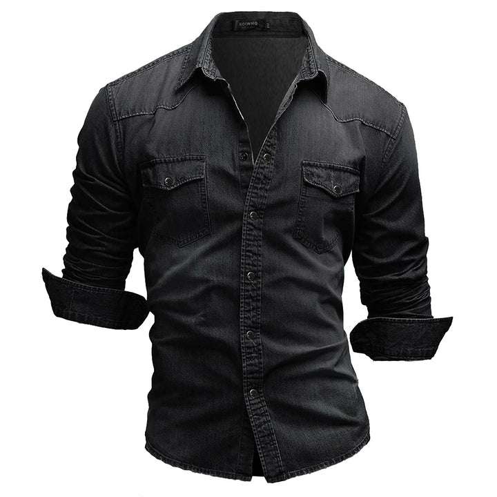 Men’s Long Sleeve Denim Shirt