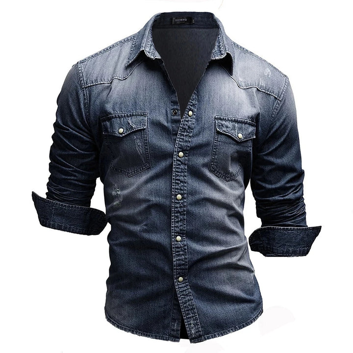 Men’s Long Sleeve Denim Shirt
